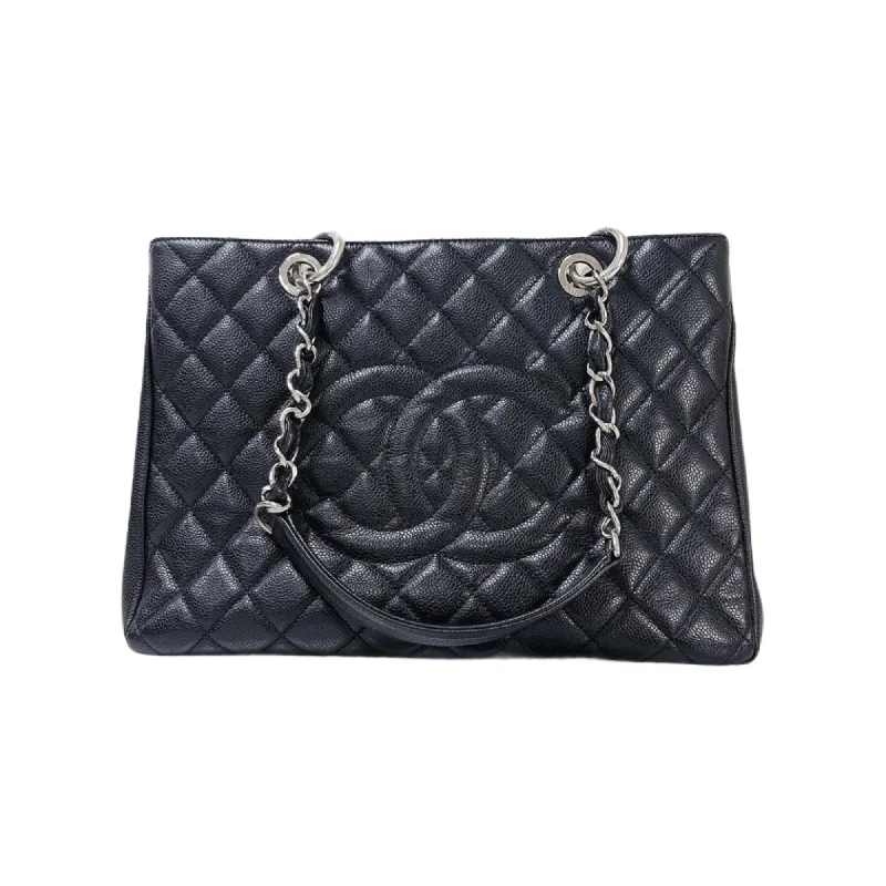 Chanel Black Handbag for Business MeetingsGrand Shopping Tote Black