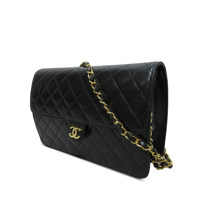 Chanel All - Match Handbag for Versatile StylingCHANEL CC Quilted Lambskin Single Flap Crossbody Bag