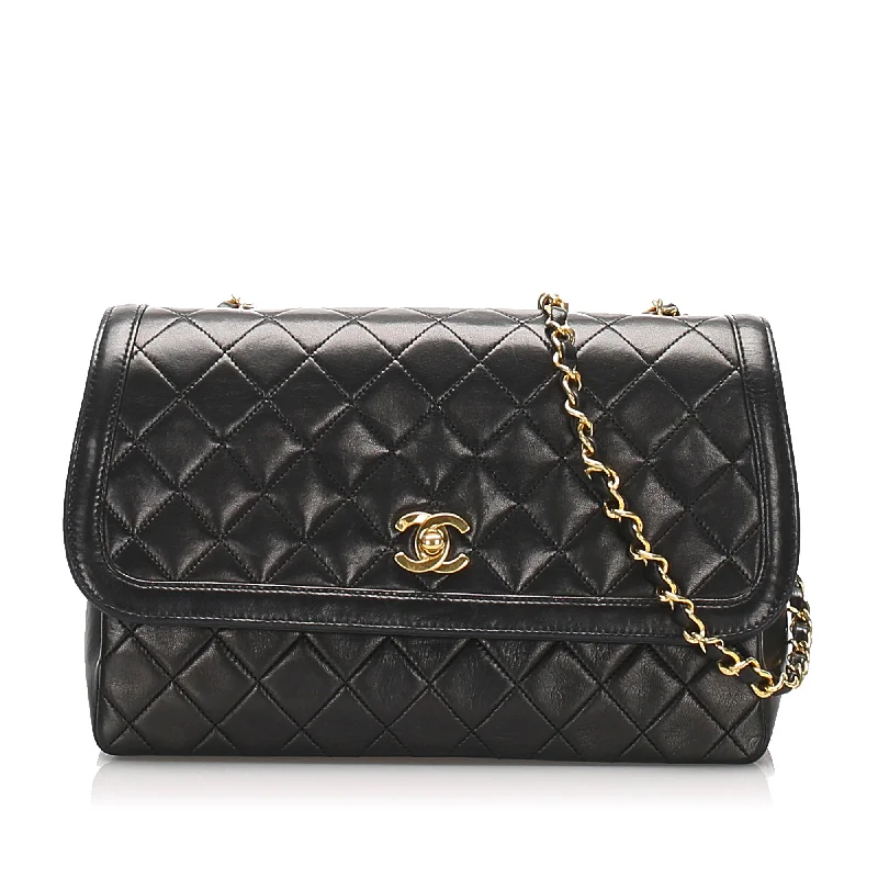 Chanel Limited Edition Handbag for CollectorsCC Lambskin Flap Bag Black