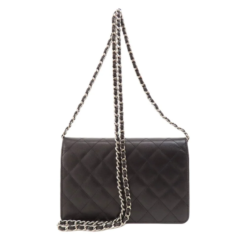 Chanel Quilted Leather Shoulder Bag for FashionistasCHANEL Cambon line Wallet