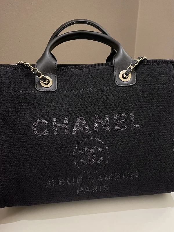 Chanel Classic Flap Bag for Evening PartyChanel Deauville Shopper Tote Black