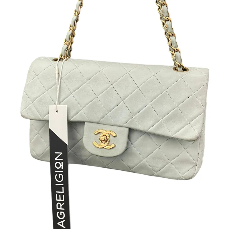 Chanel Classic Flap Bag for Evening PartySmall Classic Flap Bag Pastel Blue/Green