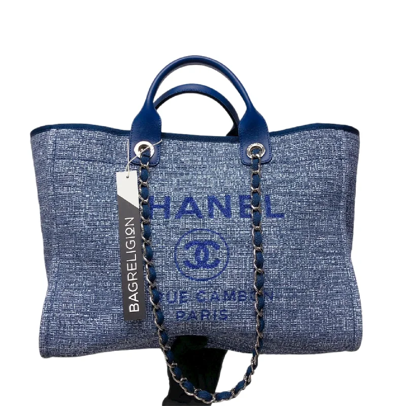 Chanel Classic Flap Bag for Evening PartyCanvas Deauville Large Shopping Tote Bag