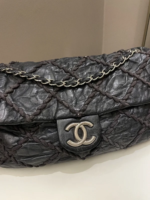 Chanel Colorful Handbag for Spring OutfitsChanel Ultra Stitch Classic Flap Black Distressed Leather