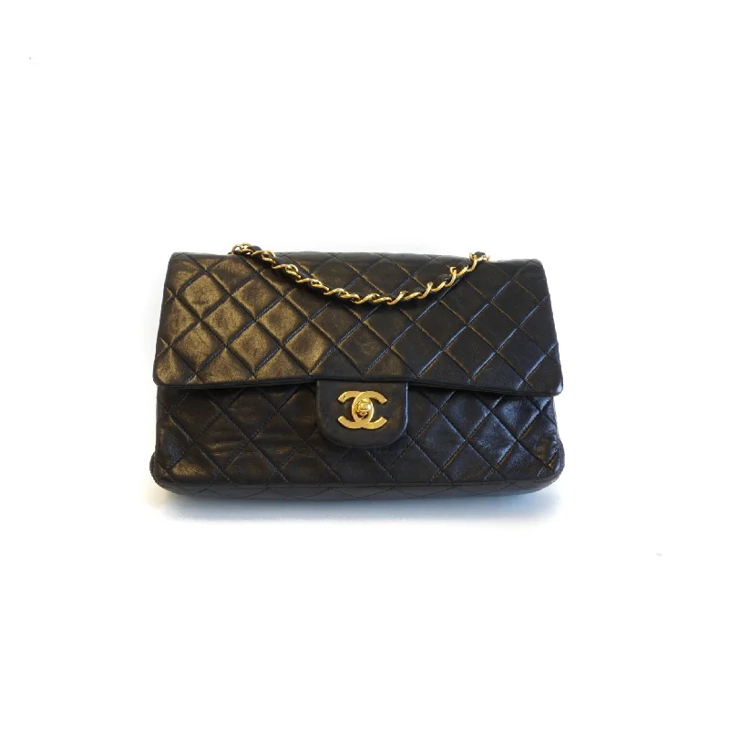 Chanel Luxury Handbag for High - End EventsVintage Lambskin Double Flap with GHW