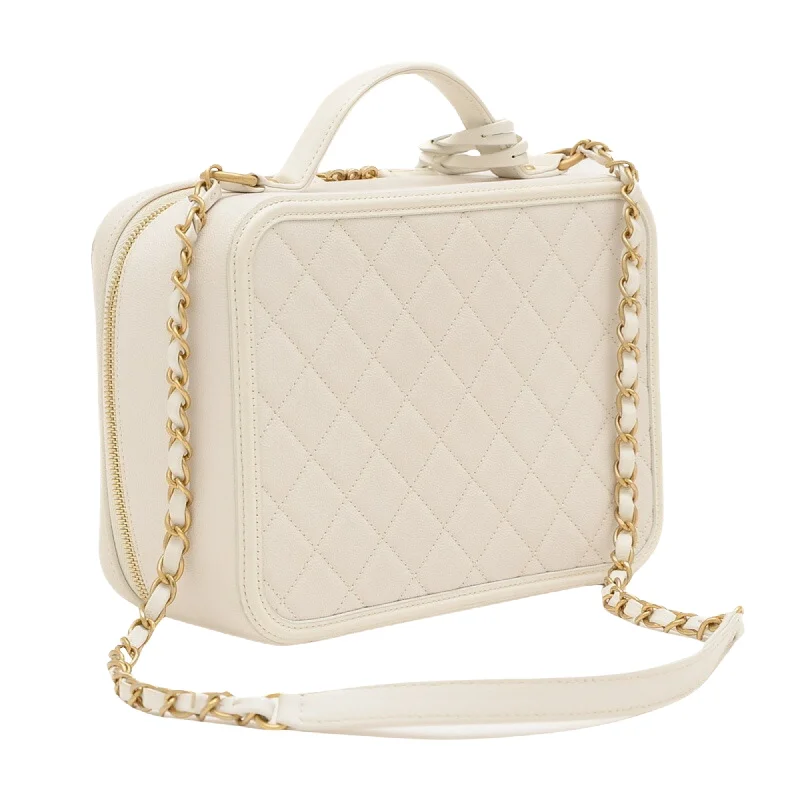 Chanel Small Crossbody Bag for TravelCHANEL CC Filigree Handbag